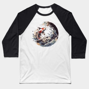 Enso Koi Baseball T-Shirt